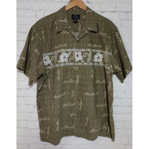 Pacific Coast Highway Size XL Surfer Hawaiian Button Up Short Sleeve Shirt - Picture 1 of 8